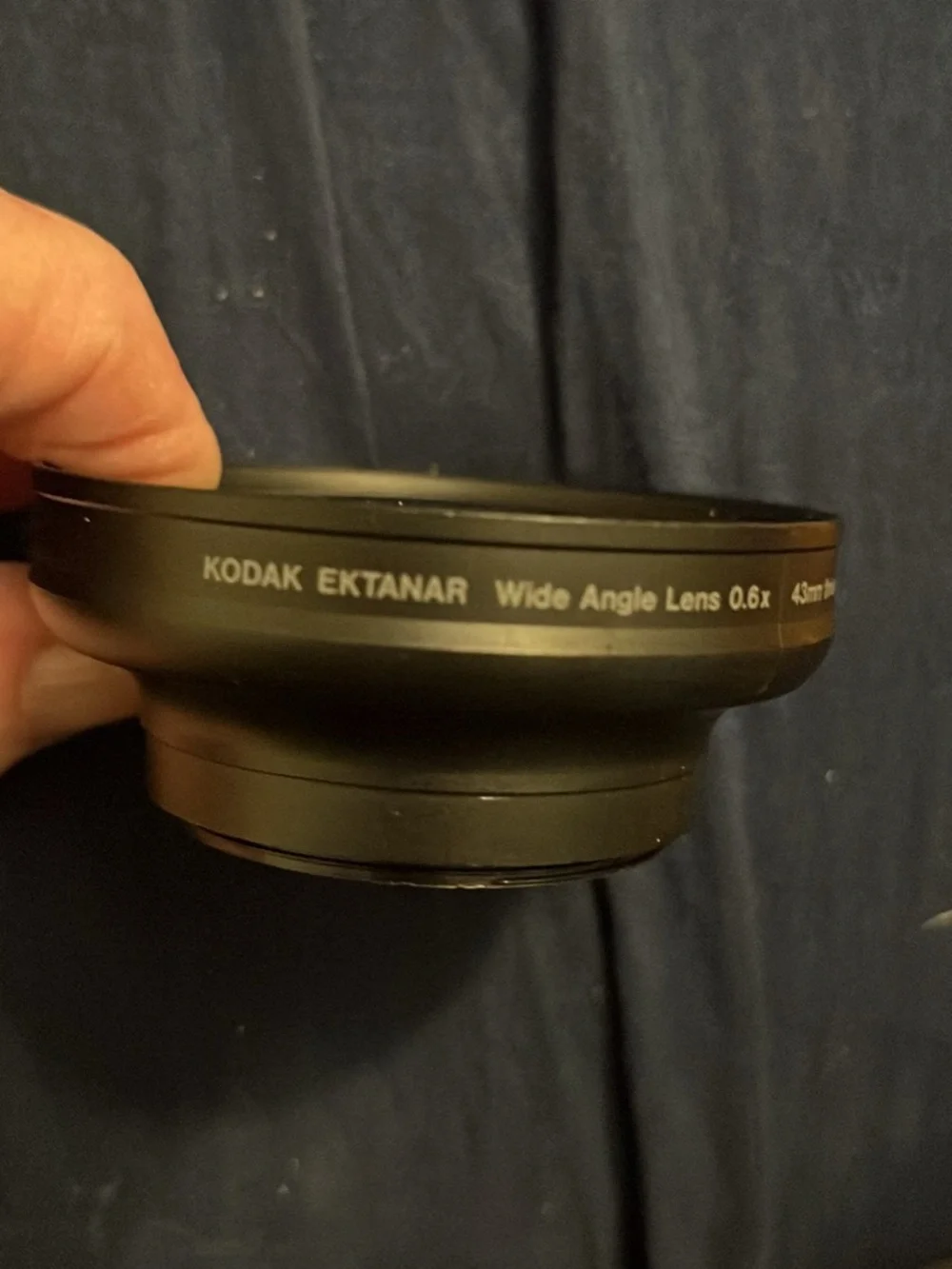 Kodak Ektanar Wide Angle 0.6x Lens - Black